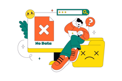 10 No Data Vector Illustration Product Image 4