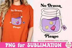 No Drama Please PNG, Don&#039;t Spill the Tea Product Image 4