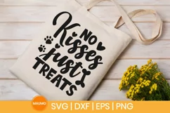 No kisses just treats | Funny dog valentine svg quote Product Image 2