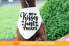 No kisses just treats | Funny dog valentine svg quote Product Image 3