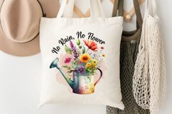 No rain no flower Sublimation PNG Product Image 3