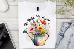 No rain no flower Sublimation PNG Product Image 2