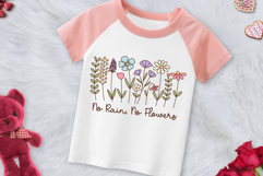 Flower PNG, No Rain No Flowers PNG, Flower Shirt PNG Product Image 3