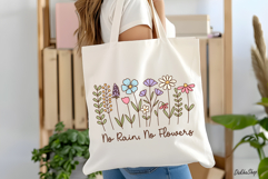 Flower PNG, No Rain No Flowers PNG, Flower Shirt PNG Product Image 4