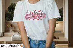 Retro Funny Valentine No Thanks Cupid SVG T-shirt Design Product Image 3