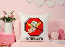 No Thanks Cupid PNG | Funny Valentines Cupid Sublimation Product Image 2