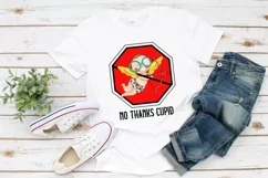 No Thanks Cupid PNG | Funny Valentines Cupid Sublimation Product Image 4