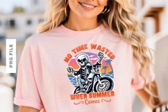 No Time Wasted T shirt Design