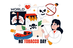 10 World No Tobacco Day Illustration Product Image 4