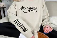No witness Sleeve SVG, Empowerment Apparel SVG Product Image 3