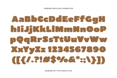Nobark - Modern Rounded Bold Chunky Logo Sans Font Product Image 2