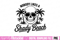 Nobody Likes a Shady Beach PNG Product Image 1