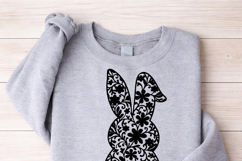 Faux Floral Lace Bunny SVG Bundle | Easter Bunny SVG Product Image 7