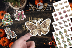 Nocturnal Animal Fabric Sticker Product Image 1