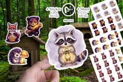 Nocturnal Forest Glimmer Sticker Product Image 1