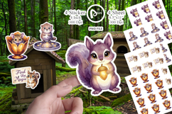 Nocturnal Forest Glimmer Sticker Product Image 1