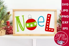 Noel Christmas Farmhouse Sign Svg Product Image 1