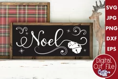 Noel Bells Christmas Farmhouse Sign Svg Product Image 1