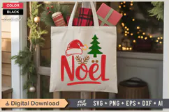 Noel SVG | Christmas SVG | Holiday SVG | Xmas SVG Product Image 5