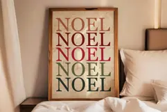 Noel Noel Noel Print - Christmas Vintage Wall Art Product Image 2
