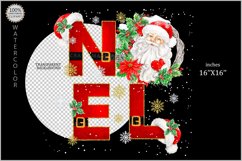 Noel Sublimation| Vintage Santa Noel| Christmas Noel| Noel Product Image 2