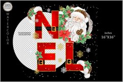 Noel Sublimation| Vintage Santa Noel| Christmas Noel| Noel Product Image 2