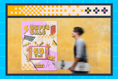 Noise Block - Pixelated Graffiti Retro Font Product Image 3