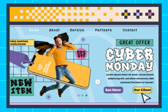 Noise Block - Pixelated Graffiti Retro Font Product Image 4