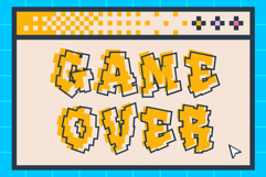 Noise Block - Pixelated Graffiti Retro Font Product Image 5