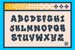 Noise Block - Pixelated Graffiti Retro Font Product Image 6
