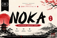 Noka - Brush Font Japan Style Product Image 1