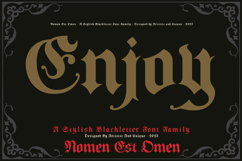 Nomen Est Omen - Blackletter Font Family Product Image 15