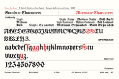 Nomen Est Omen - Blackletter Font Family Product Image 4
