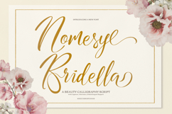 Nomesyl Bridella | Beauty Calligraphy Script Product Image 1