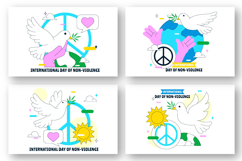 10 International Day of Non Violence Illustration Product Image 2