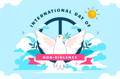 10 International Day of Non-Violence Illustration Product Image 4