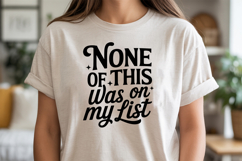 None Of This Was On My List SVG, Black Friday SVG Product Image 3
