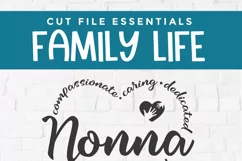 Nonna SVG file - perfect for creating an adorable Grandma Nonna shirt or tote bag!