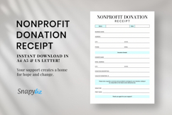 Printable Donation Receipt Template Product Image 10