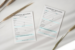 Printable Donation Receipt Template Product Image 8
