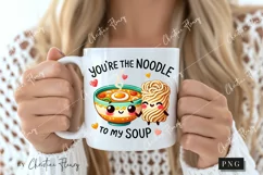 Noodle To My Soup Funny Valentine Png Product Image 2