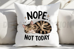 Nope Not Today Sublimation PNG Product Image 4