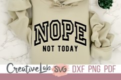 nope not today svg