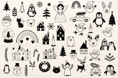 Nordic Christmas SVG Bundle - 50 items Product Image 1