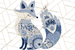 Scandinavian Christmas Clipart PNG, Nordic Pattern Christmas Product Image 3