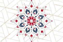 Scandinavian Christmas Clipart PNG, Nordic Pattern Christmas Product Image 4