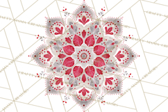 Scandinavian Christmas Clipart PNG, Nordic Pattern Christmas Product Image 5