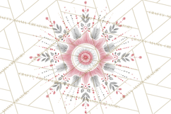 Scandinavian Christmas Clipart PNG, Nordic Pattern Christmas Product Image 4