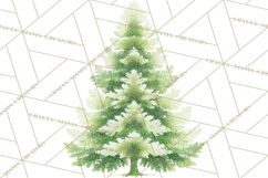 Scandinavian Christmas Clipart PNG, Nordic Pattern Christmas Product Image 4