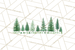 Scandinavian Christmas Clipart PNG, Nordic Pattern Christmas Product Image 2